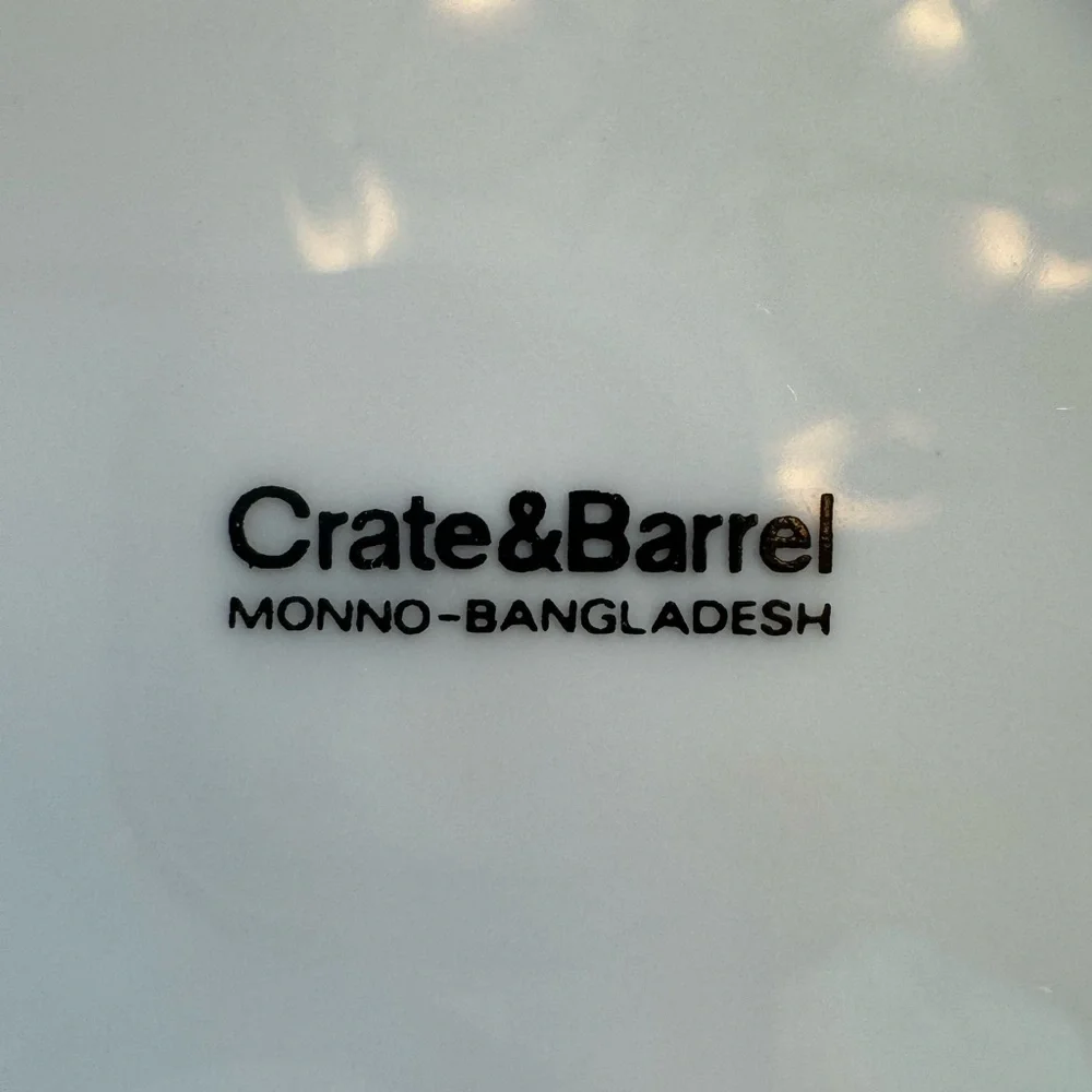 Crate & Barrel | Set Hand Painted Lunch/Dessert Plates -Each Plate Different!